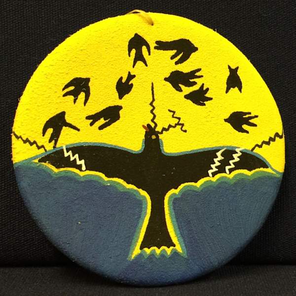 Native American Shield,  Ghost Dance by George Beaver, Image 8.