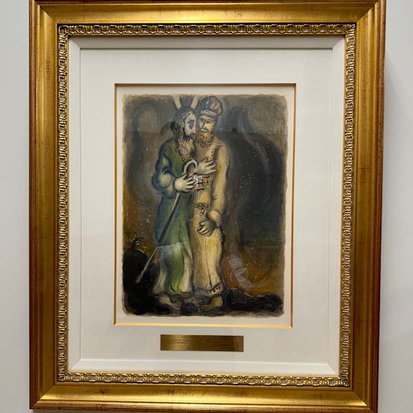 Aaron and Moses: The Story of the Exodus, Plate 6 by Marc Chagall, Image 1.