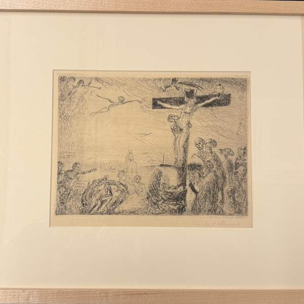 Le Christ Tourmenté (The Christ Tormented) by James Ensor, Image 1.