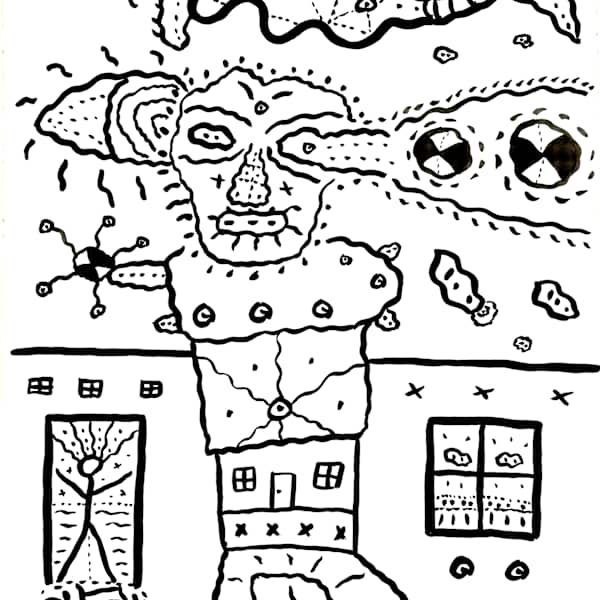 Automatic Drawing 1981-41 by George Brandt, Image 1.