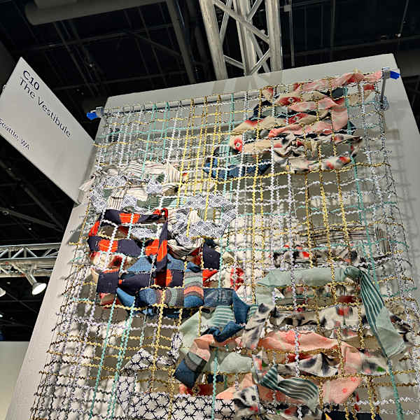 Camouflage Net Project, Net 4 by Tara Tamaribuchi, Image 1.