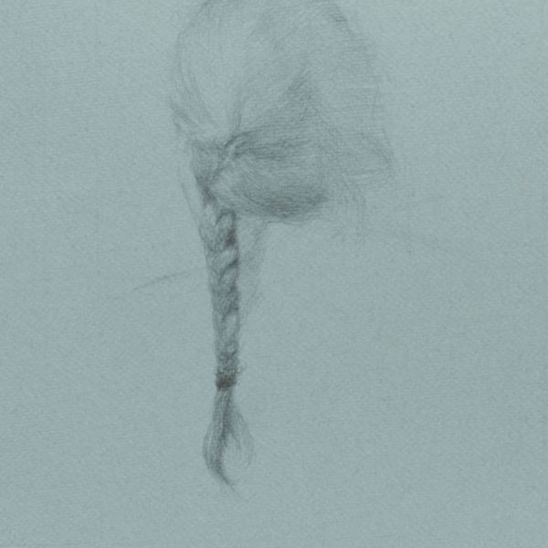 Study of Shawna's Braid by Irene Rajagopal, Image 1.