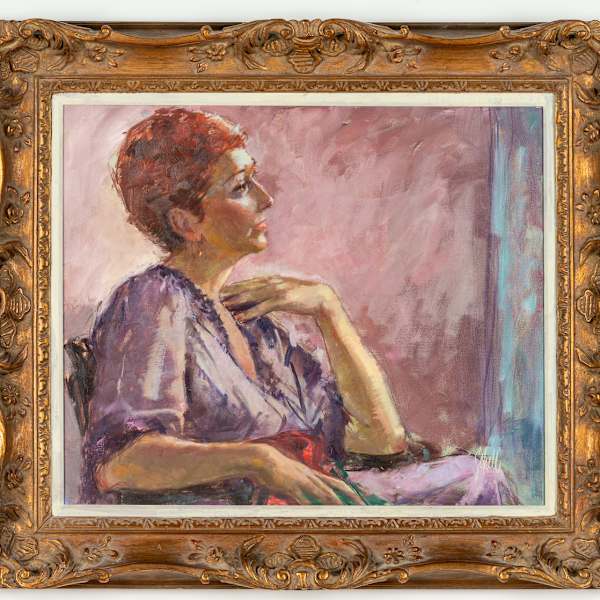 Untitled (Portrait of Ellen Yancey Oates) by James B Schell, Image 1.