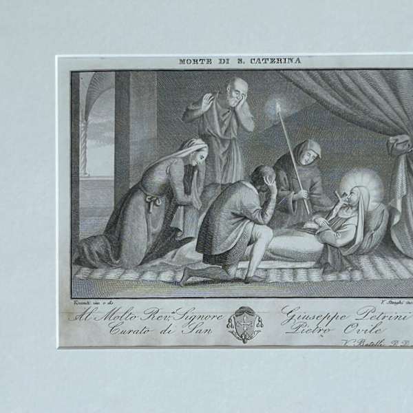 Morte di S. Caterina (Death of St. Catherine) by V. Stanghi, Image 1.
