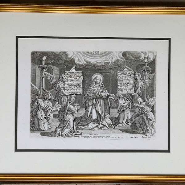 Magnificat by Jan Sadeler, Image 1.