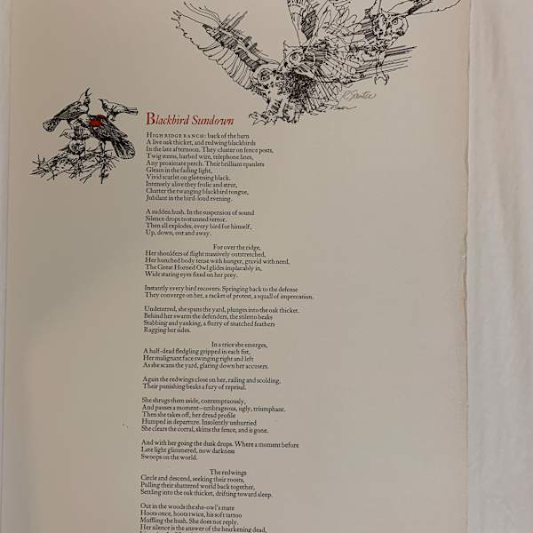 Blackbird Sundown by Brother Antoninus/ William Everson, Ron Sauter, Image 2.
