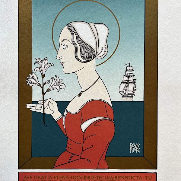 Annunciation by David Lance Goines, Image 3.