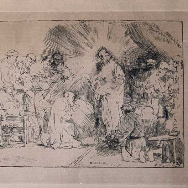 Christ Appearing to the Disciples by Rembrandt  Harmenszoon van Rijn, Image 1.