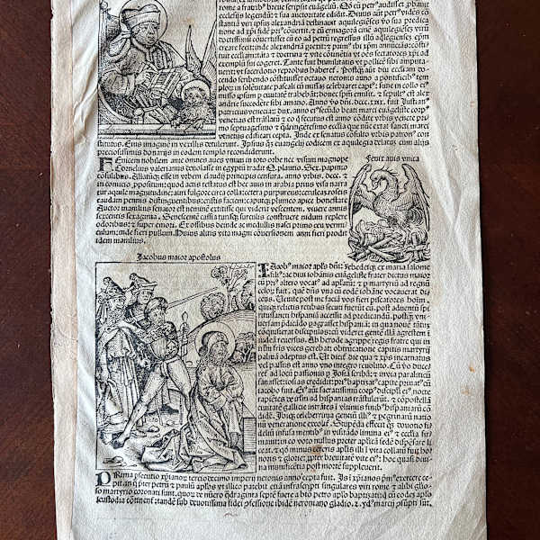 Nuremberg Chronicle (Liber Chronicarum) Folio 104 by Michael Wolgemut, Hartman Shedel, Image 2.