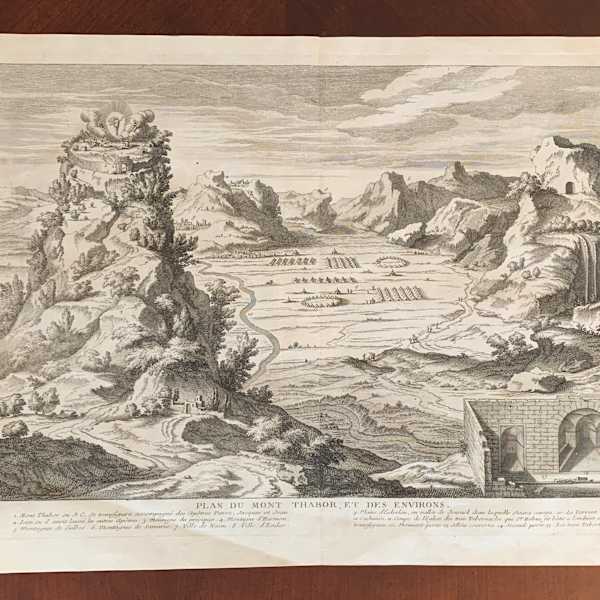 Plan du Mont Thabor, et des Environs by Jean Baptiste Scotin, Image 1.