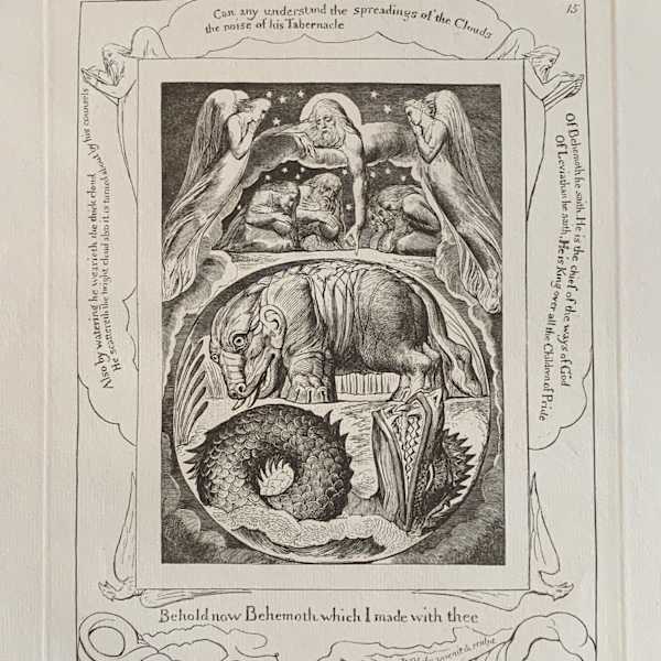 Illustrations from the Book of Job by William Blake, Image 3.