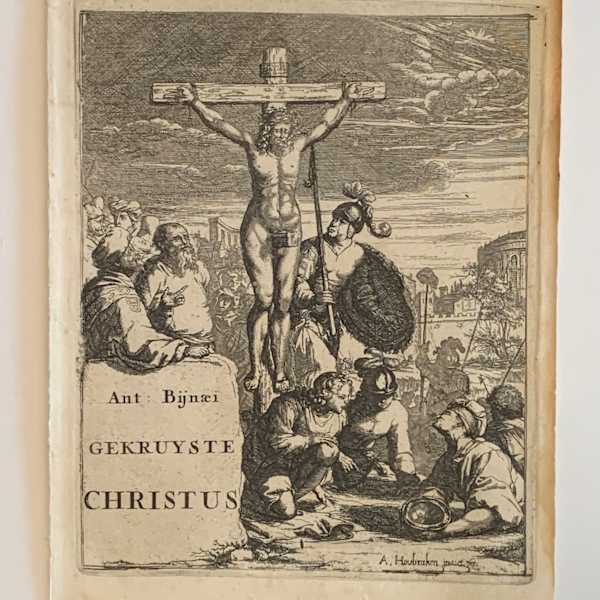 Gekruiste Christus by Arnold Houbraken, Image 1.