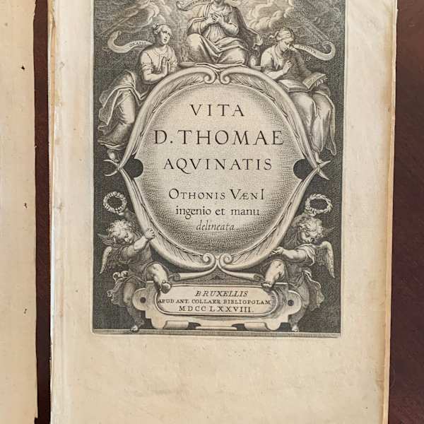 Vita d. Thomae Aquinatis by Otto Vaenius, Image 6.