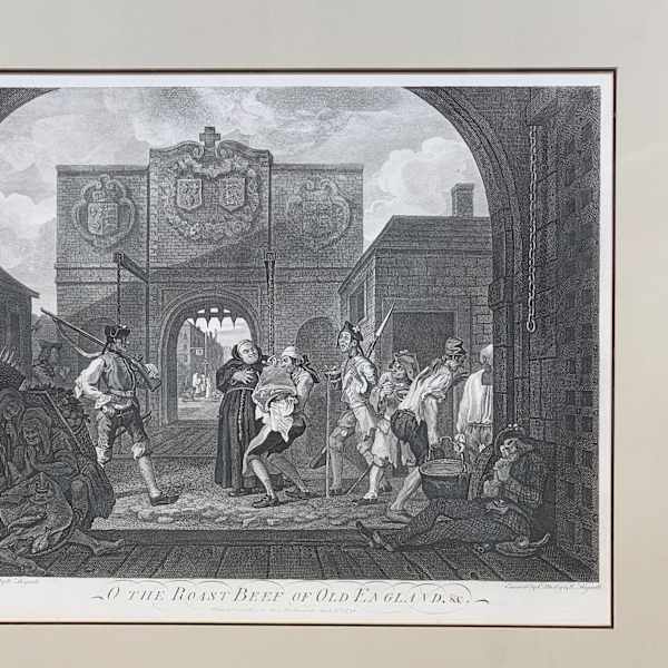 O The Roast Beef of Old England by William Hogarth, Image 1.