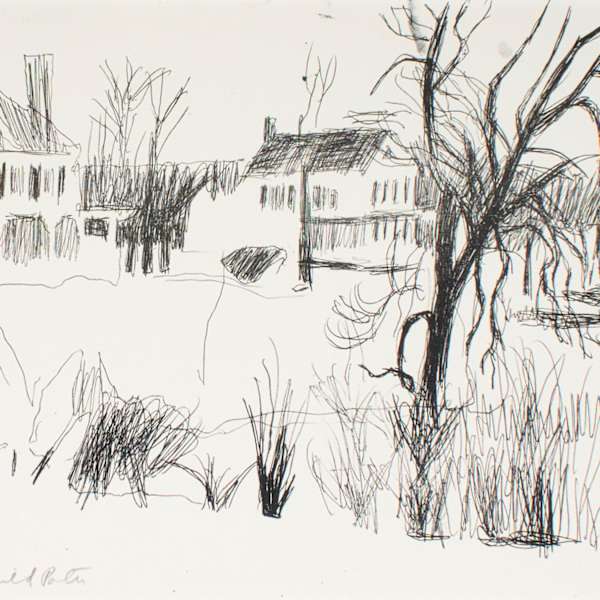 Snow Landscape by Fairfield Porter, Image 1.