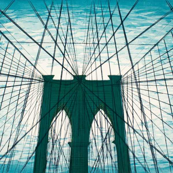 Brooklyn Bridge by Lowell Nesbitt, Image 1.
