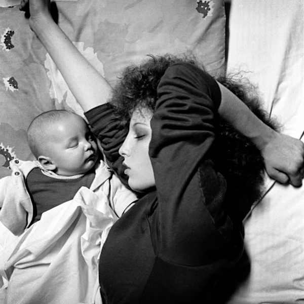 Mother and Son Slept Peacefully After Arriving at the Women Against Abuse Shelter, Philadelphia, Pennsylvania, from Living with the Enemy by Donna Ferrato, Image 1.