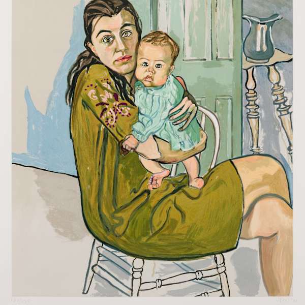Mother and Child (Nancy and Olivia) by Alice Neel, Image 2.