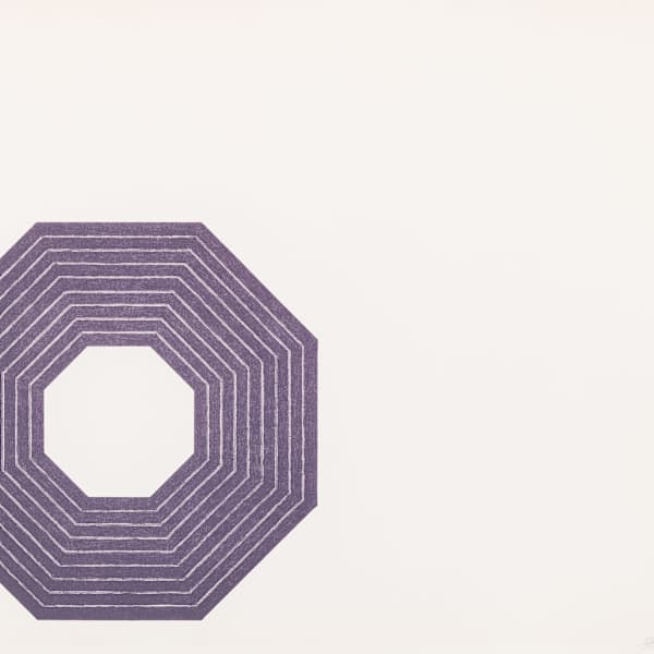 Henry Garden, from Purple Series by Frank Stella, Image 1.