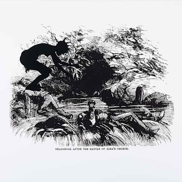Deadbrook After the Battle of Ezra's Church from Harper's Pictorial History of the Civil War (Annotated) by Kara Walker, Image 1.