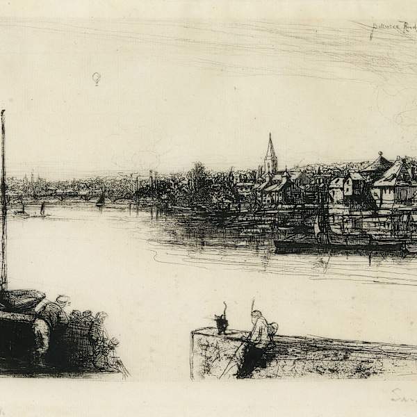 Battersea Reach by Francis Seymour Haden, Image 2.