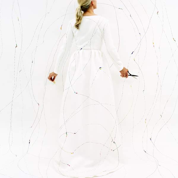 Lost in My Life (fruit sticker drawing) by Rachel Perry, Image 2.
