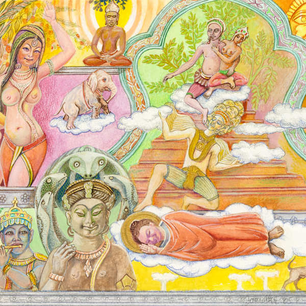 Evolution 8: India by Fritz Janschka, Image 1.