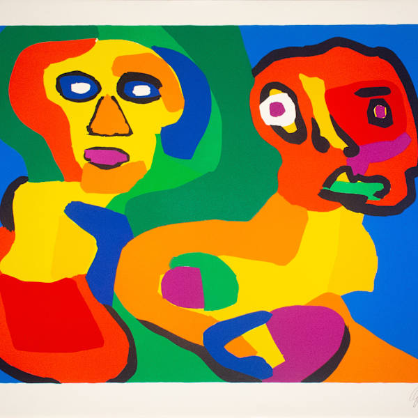 Sun Flower Girls by Karel Appel, Image 1.