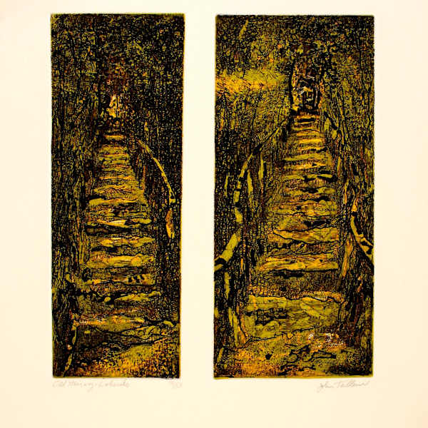 Old Stairway-Lakeside by John Talleur, Image 1.