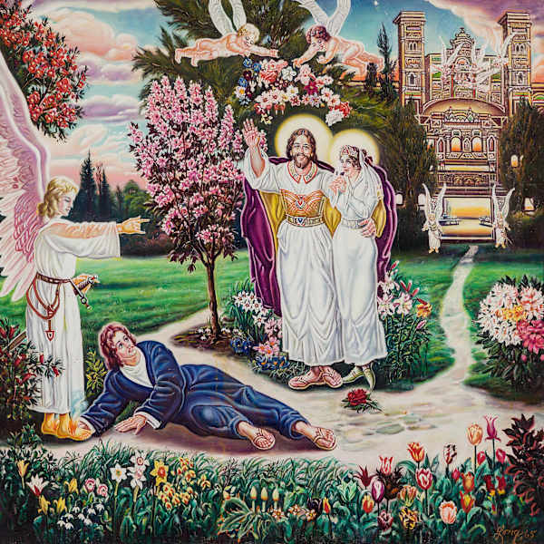 Christ and Ministers in the Garden by McKendree Robbins Long, Image 1.