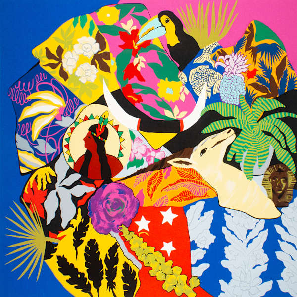 Horn of Plenty I by Hunt Slonem, Image 1.