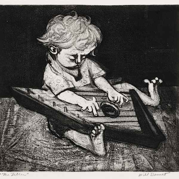 The Zither by Will Barnet, Image 1.