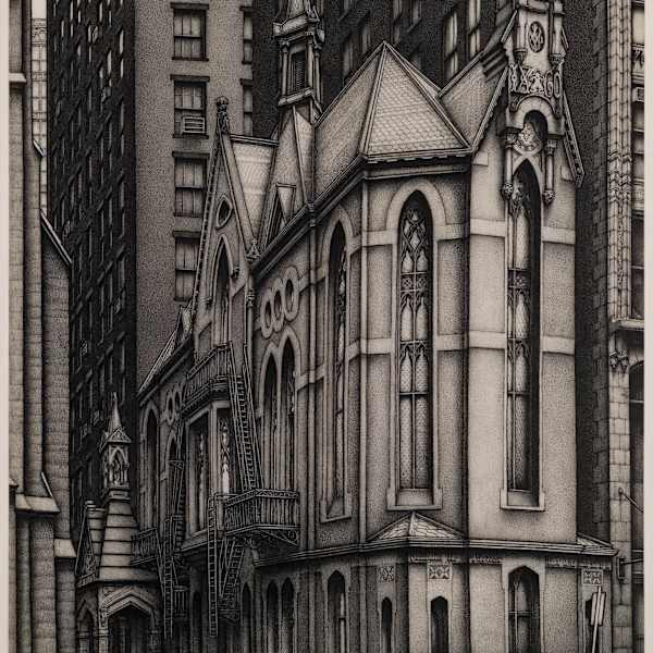 The Rectory at 25th Street, New York by David Schofield, Image 1.
