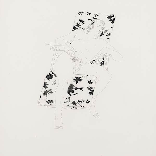 Mo Asleep by David Hockney, Image 1.