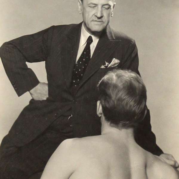 W. Somerset Maugham and Robert Bishop by George Platt Lynes, Image 1.