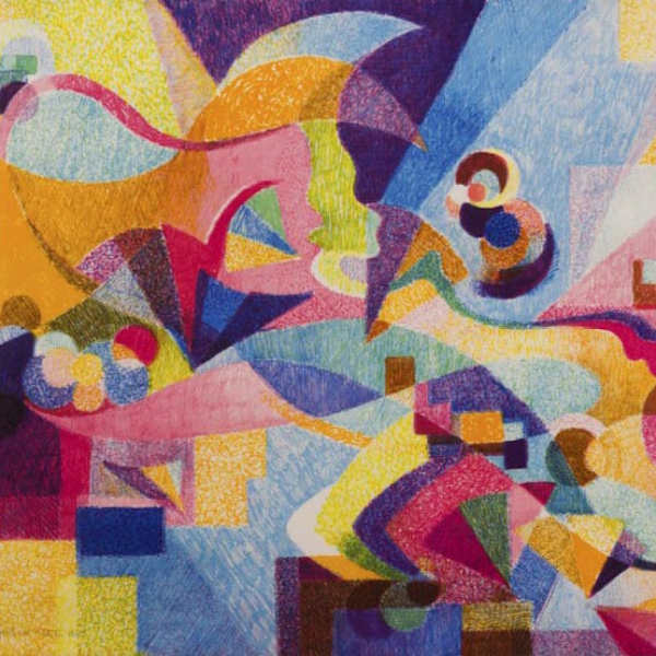 Music of Gershwin by Stanton MacDonald-Wright, Image 1.