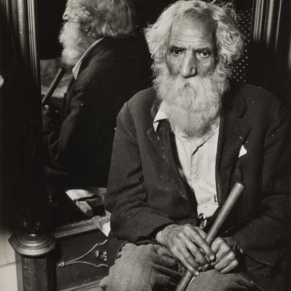 Jim Lawhorn, Flood Victim, Churchill Downs, Clubhouse, Louisville, Kentucky by Margaret Bourke-White, Image 1.