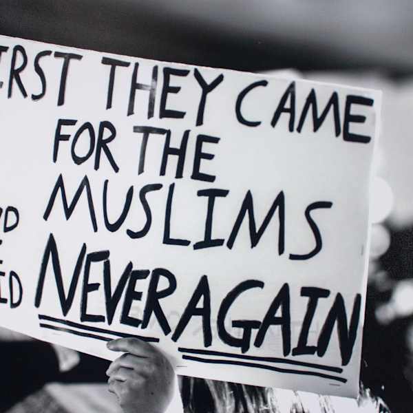 Untitled (San Francisco SFO Airport Immigration March, 2017) by Alvin C. Jacobs, Image 1.