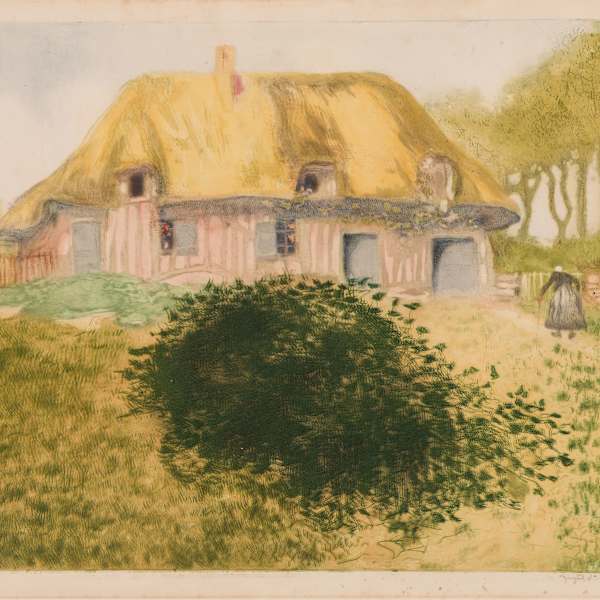 La Fermede la Bandeliere (The Farm of the Bandelier) by Jacques Villon, Image 1.