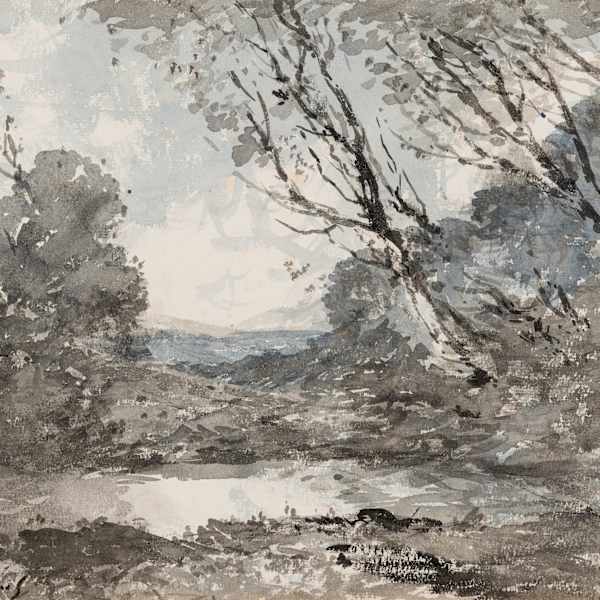 Paysage Boise A L'Etang (Woodland Landscape with a Pond) by Henri-Joseph Harpignies, Image 2.