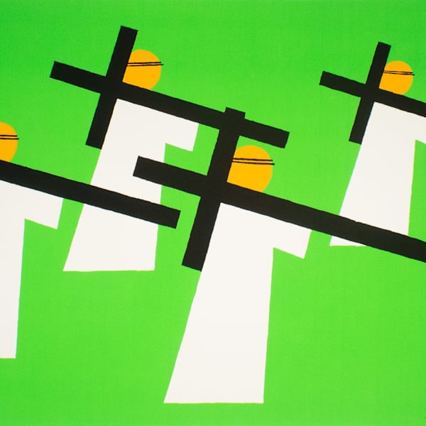 Figures and Crosses by Nicholas Monro, Image 1.