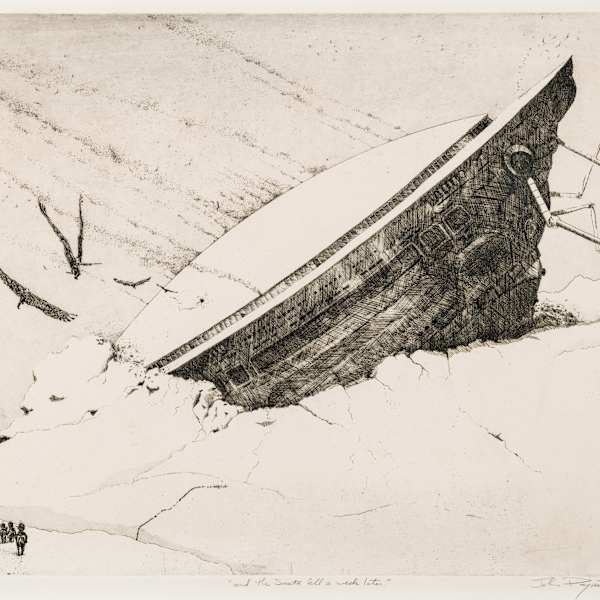 And The Santa Fell A Week Later by John Edward Paquette, Image 1.