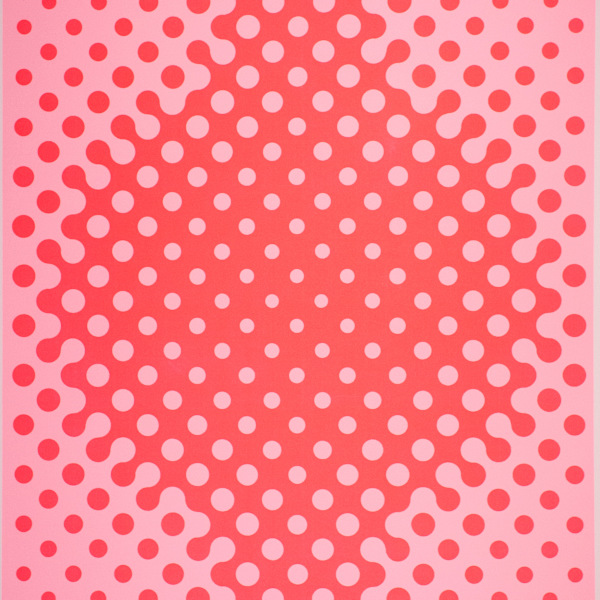 Ben-Day Glo II, Cerise by Anne Kesler Shields, Image 1.