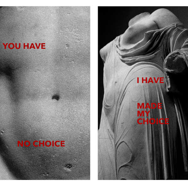 Antigone and Kreon by Andrea Eis, Image 1.