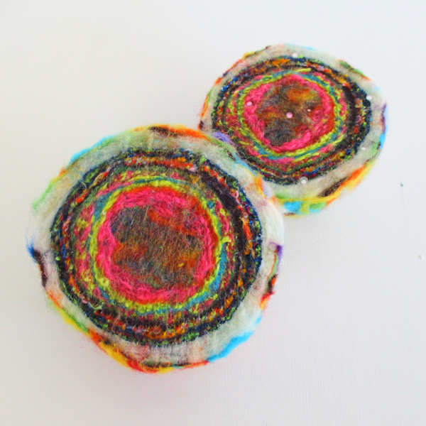 Felted Sphere by Caitlin McKee, Image 1.