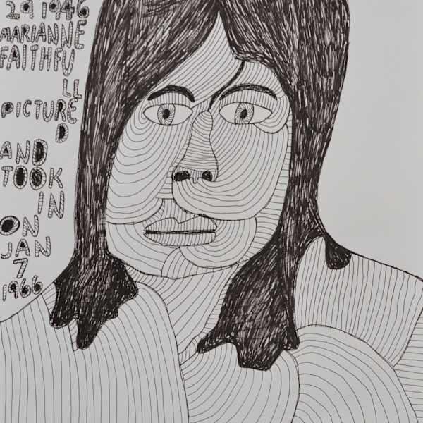 Marianne Faithful by Lowell Edelman, Image 1.