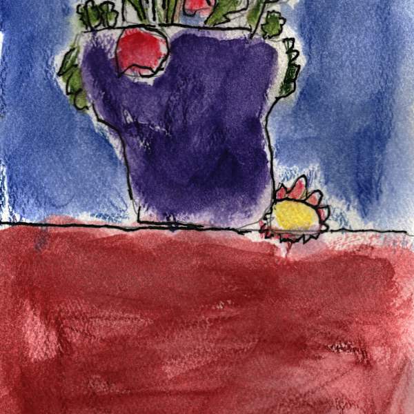 Purple Vase by Sarah Stadlin, Image 1.