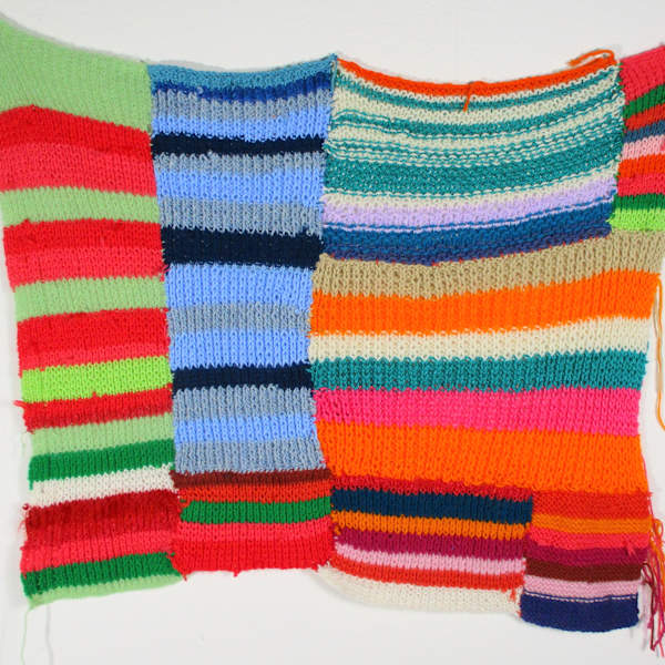 Knitted Banner by Jean Coury, Image 1.