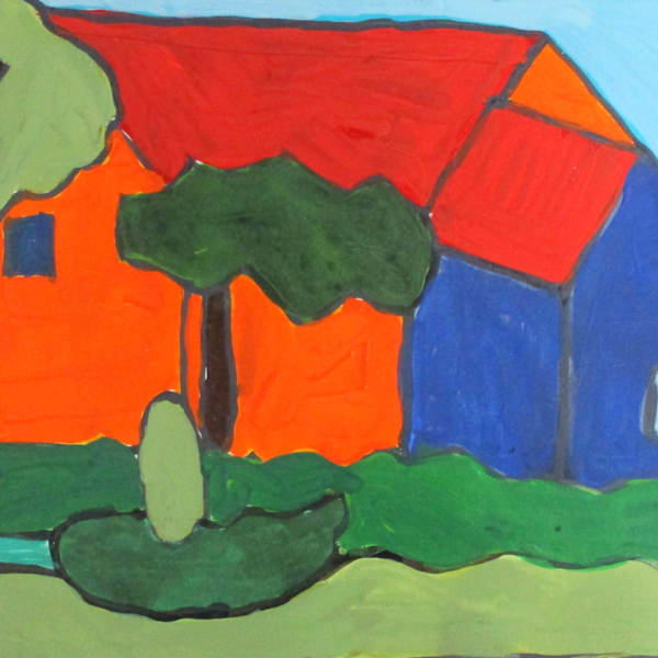 Red Roof Barn by Patricia Drake, Image 1.