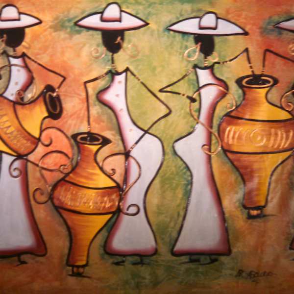 Untitled (Four Women) by Arthur Abolotio, Image 1.